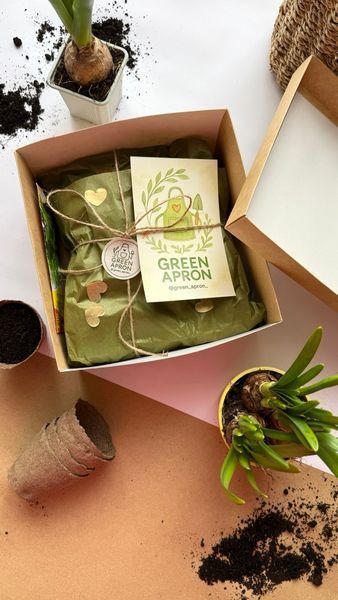 Садовий фартух Green Apron Spring Хакі GA-009 фото