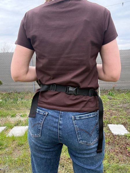 Садовий фартух для інструментів з водовідштовхувальної тканини Green Apron Бордовий GA-012 фото