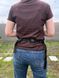 Садовий фартух для інструментів з водовідштовхувальної тканини Green Apron Бордовий GA-012 фото 4